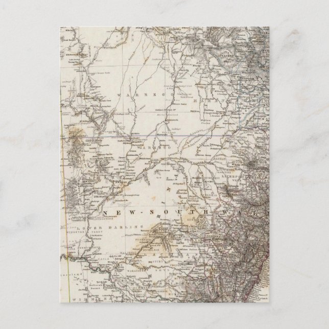 Postale Carte de l'Australie du Sud (Devant)