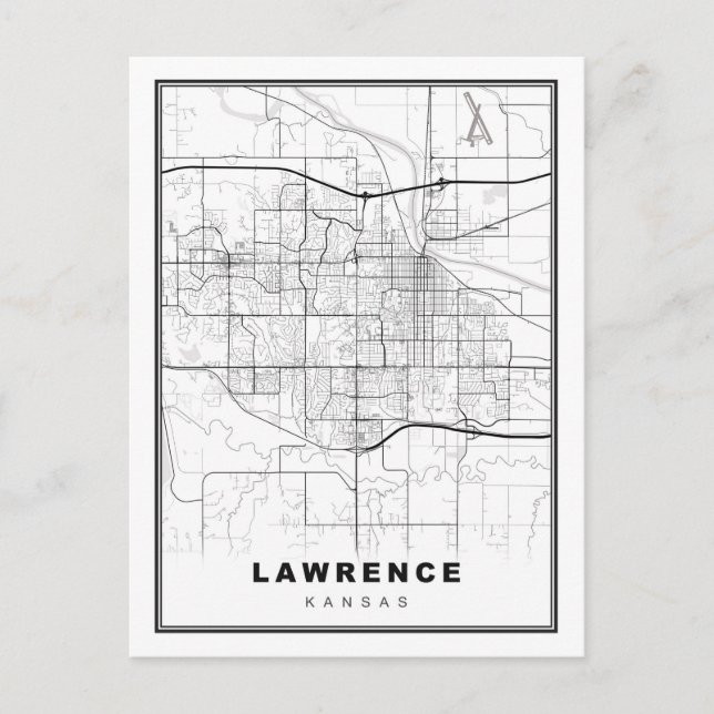 Postale Carte de Lawrence (Devant)