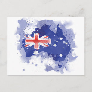 Postale Carte de l'eau de l'Australie