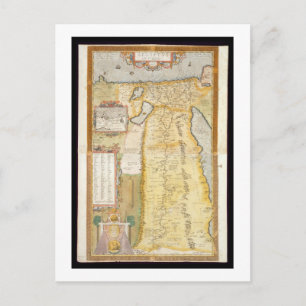 Postale Carte de l'Egypte ancienne, 1584