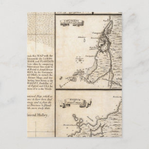 Postale Carte de l'Empire britannique en Amérique Feuille