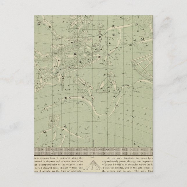 Postale Carte de l'étoile (Devant)
