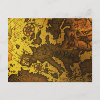 Postale Carte de l'Europe