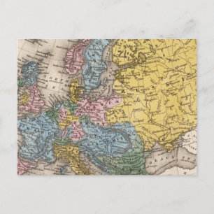 Postale Carte de l'Europe 4