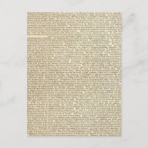 Postale Carte de l'histoire des États-Unis 2