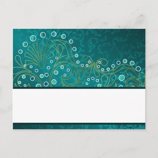 Postale Carte de lieu écrite Arabian Turquoise (Devant)