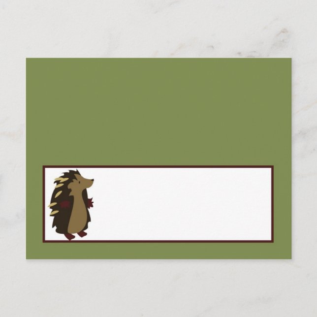 Postale Carte de lieu écrite Enchanted Hollow Forest Wood (Devant)
