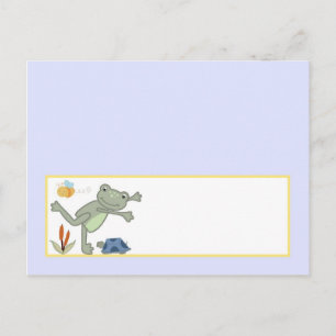 Postale Carte de lieu écrite Leap Frog Turtle Bee Dragonfl