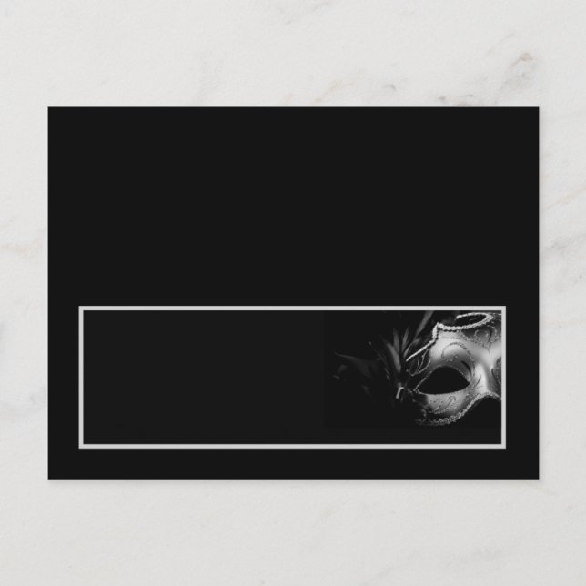 Postale Carte de lieu écrite Mis XV Argent Noir (Devant)