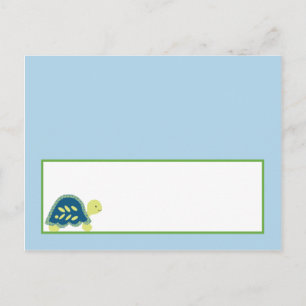 Postale Carte de lieu écrite Tortues bleues de mer