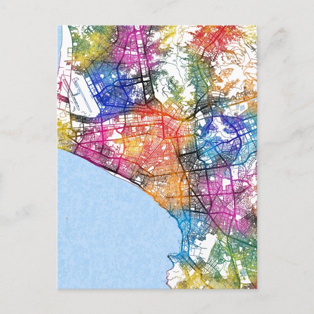 Postale Carte de Lima Pérou (Devant)