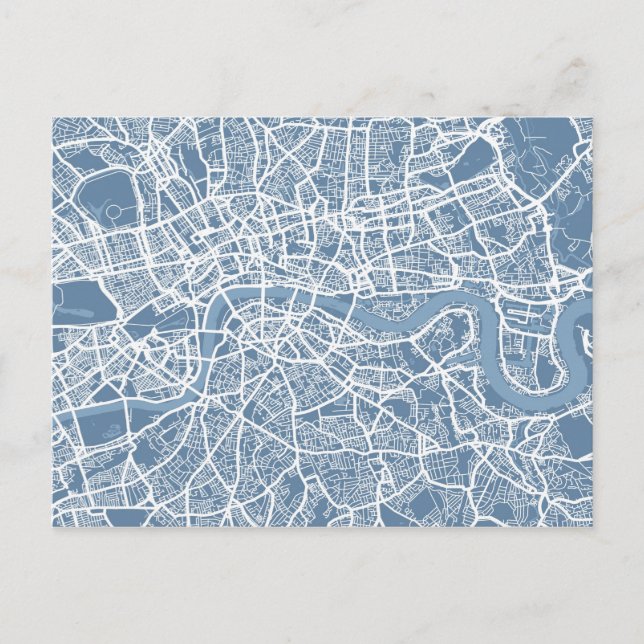 Postale Carte de Londres (Devant)