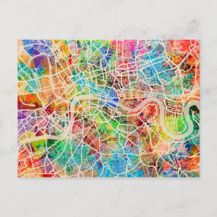 Postale Carte de Londres