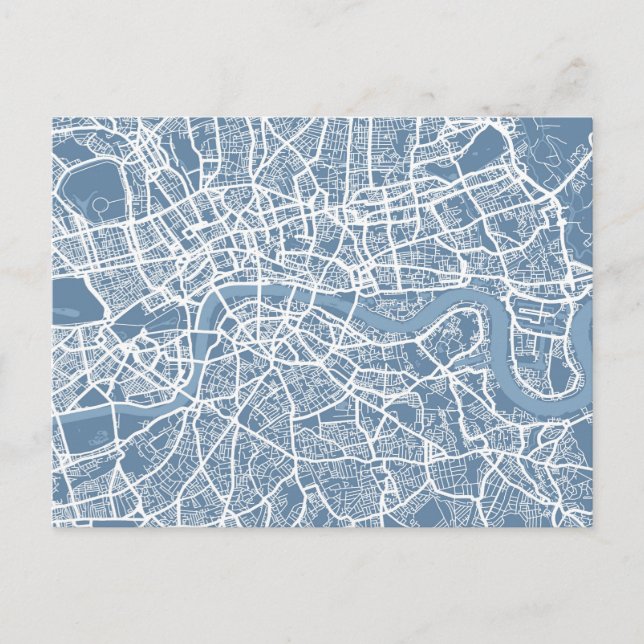 Postale Carte de Londres (Devant)