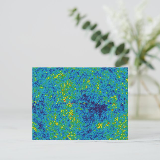 Postale Carte de l'univers de la sonde à micro-ondes WMAP (Debout devant)