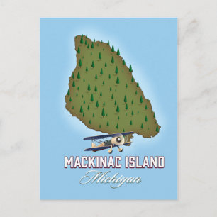 Postale Carte de Mackinac Island Michigan