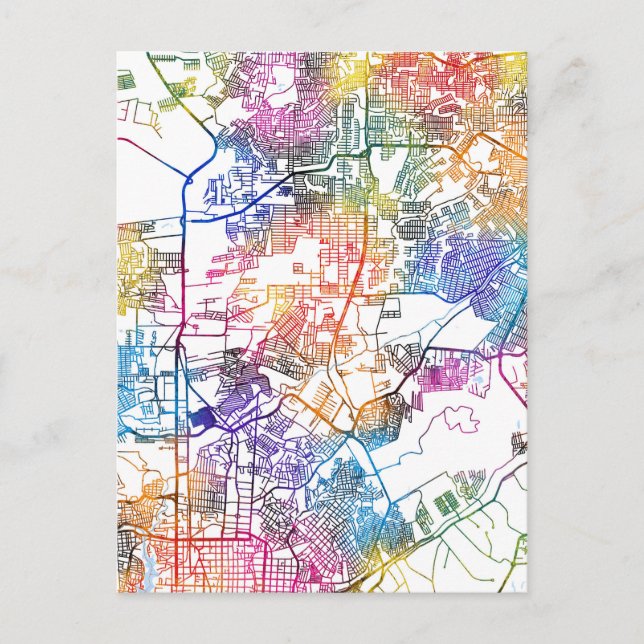 Postale Carte de Manaus Brésil (Devant)