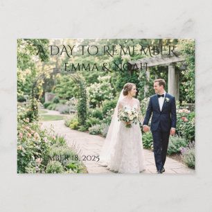 Postale Carte de mariage A Day to Remember
