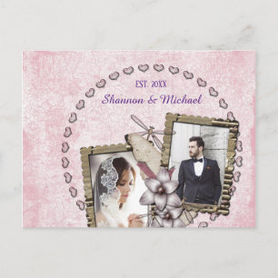 Postale Carte de mariage personnalisée - FACILE !