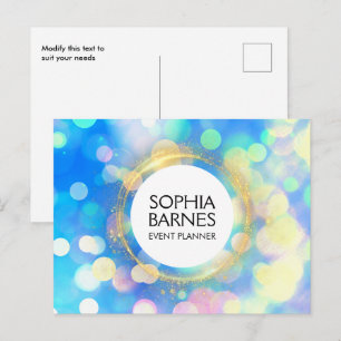 Postale Carte de marketing pour organisateur d'événements 