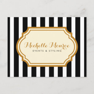 Postale Carte de marketing simple pour organisateur d'évén