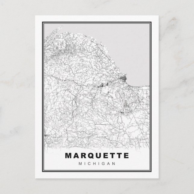 Postale Carte de Marquette (Devant)