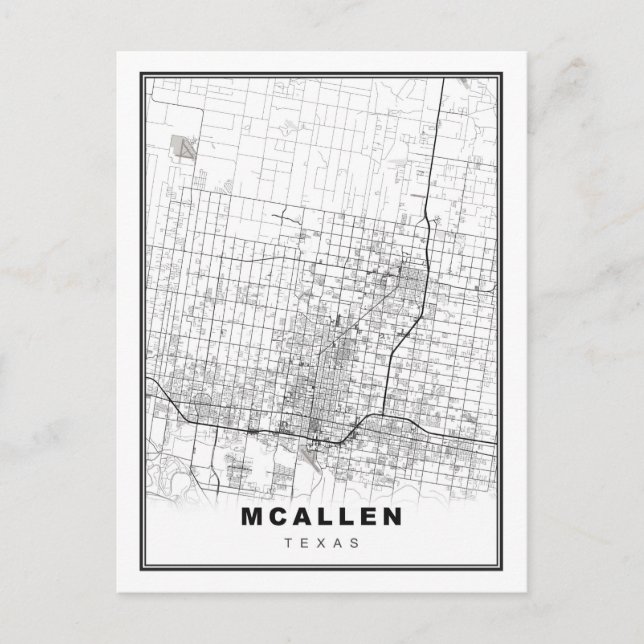 Postale Carte de McAllen (Devant)