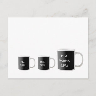 Postale Carte de Mea Cuppa Drôle Traditionnel Catholique L