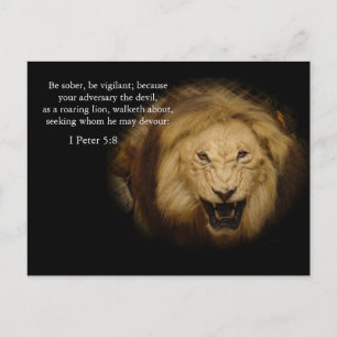 Postale Carte de mémorisation de verset biblique