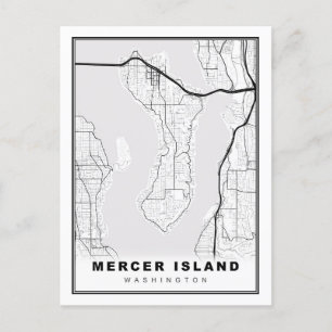 Postale Carte de Mercer Island