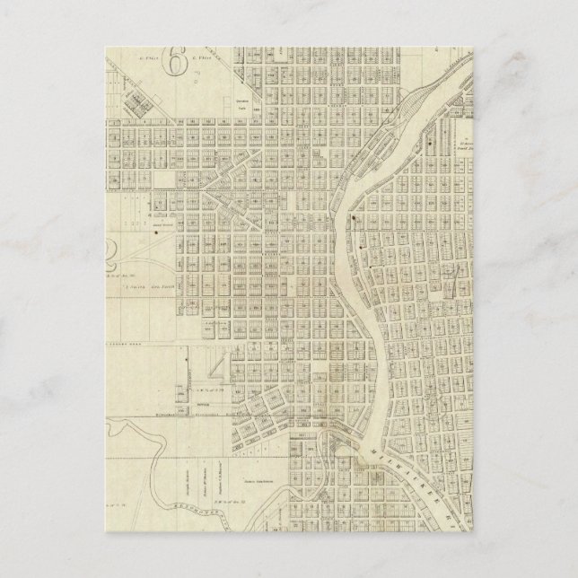Postale Carte de Milwaukee (Devant)