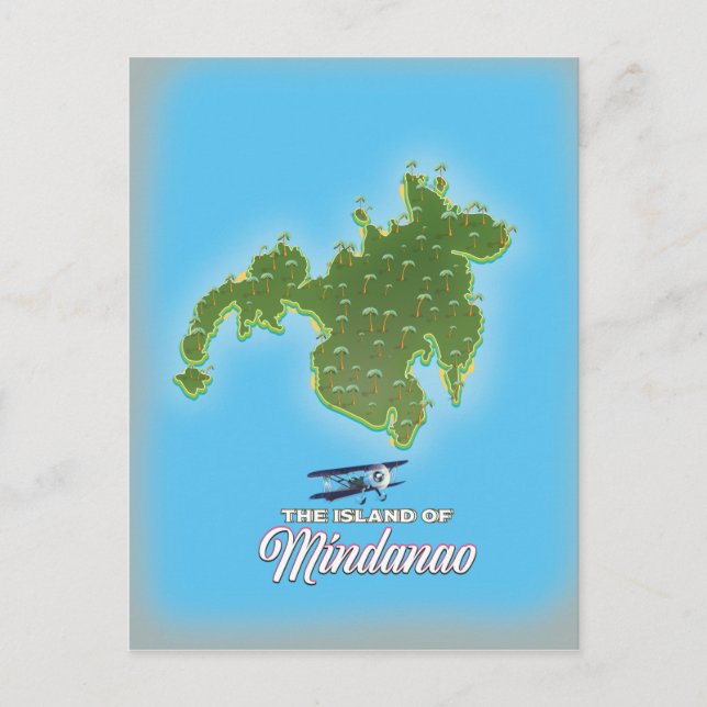Postale Carte de Mindanao (Devant)