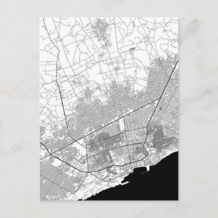 Postale Carte de Mogadishu Somalie