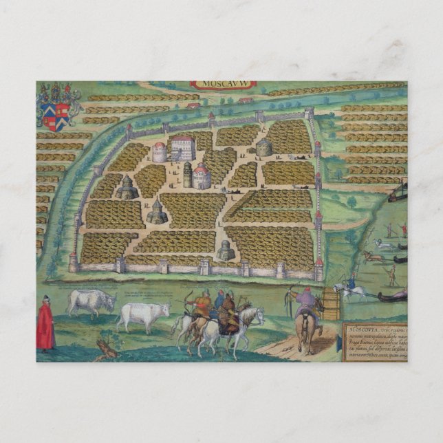 Postale Carte de Moscou (Devant)