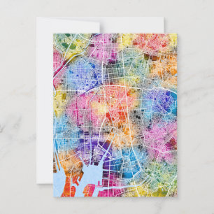 Postale Carte de Nagoya Japon