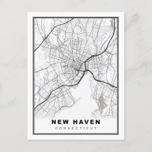 Postale Carte de New Haven