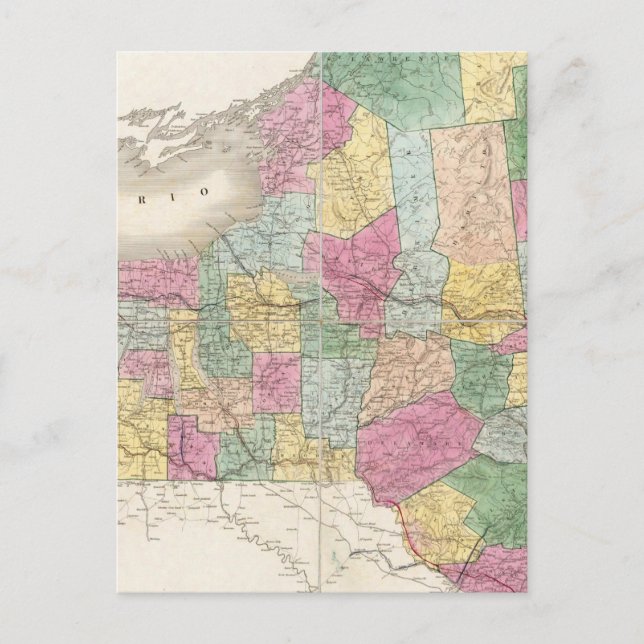 Postale Carte de New York (Devant)