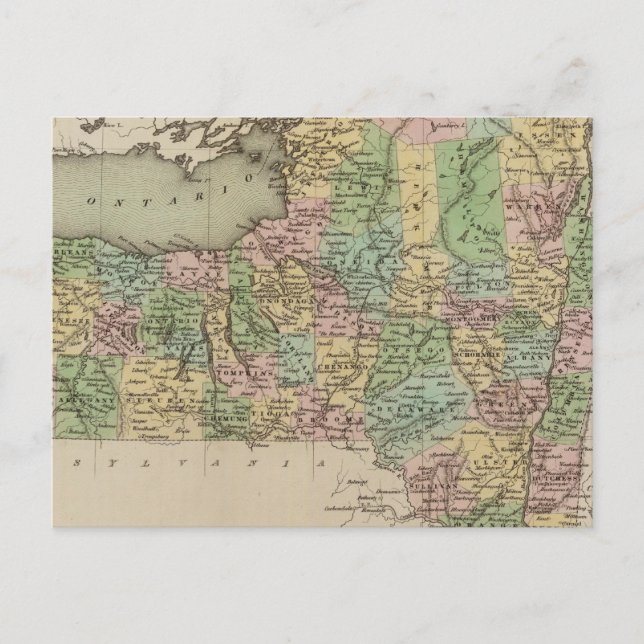 Postale Carte de New York (Devant)