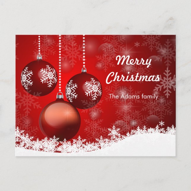 Postale Carte de Noël (Devant)