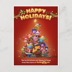 Postale Carte de Noël AstroLOLogie 