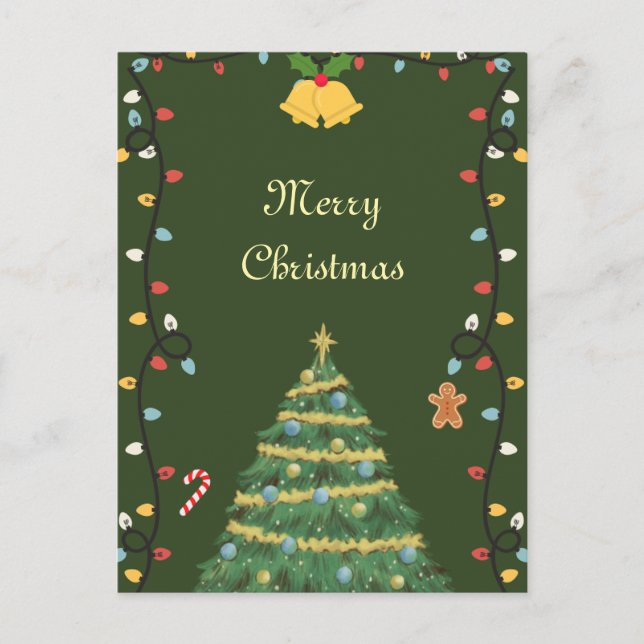 Postale Carte de Noël de Noël (Devant)