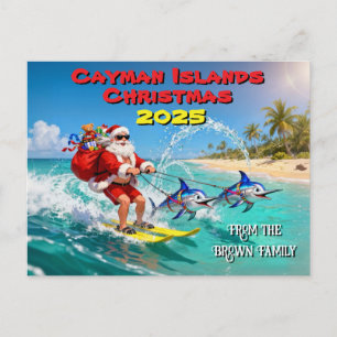 Postale Carte de Noël des îles Caïmans