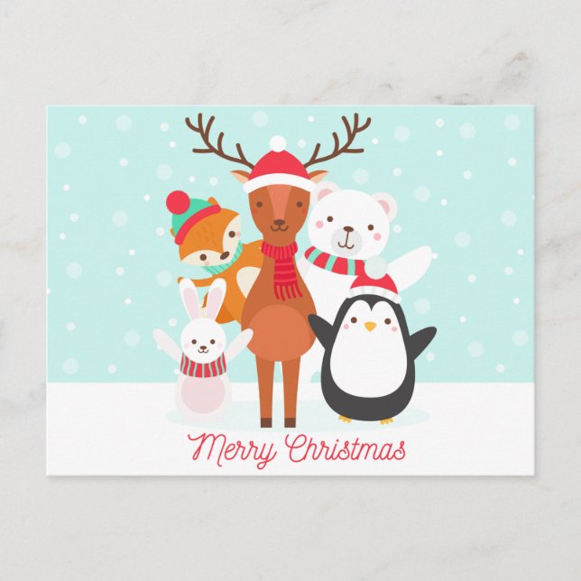 Postale Carte de Noël Joyeux Noël (Devant)