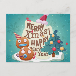 Postale Carte de Noël mignonne