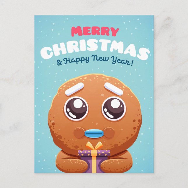 Postale Carte de Noël mignonne (Devant)