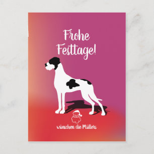 Postale Carte de Noël Plattendogge