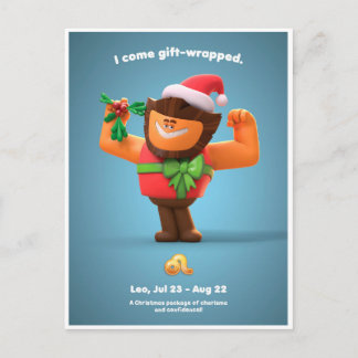 Postale Carte de Noël pour Leo