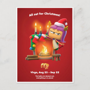 Postale Carte de Noël pour Vierge