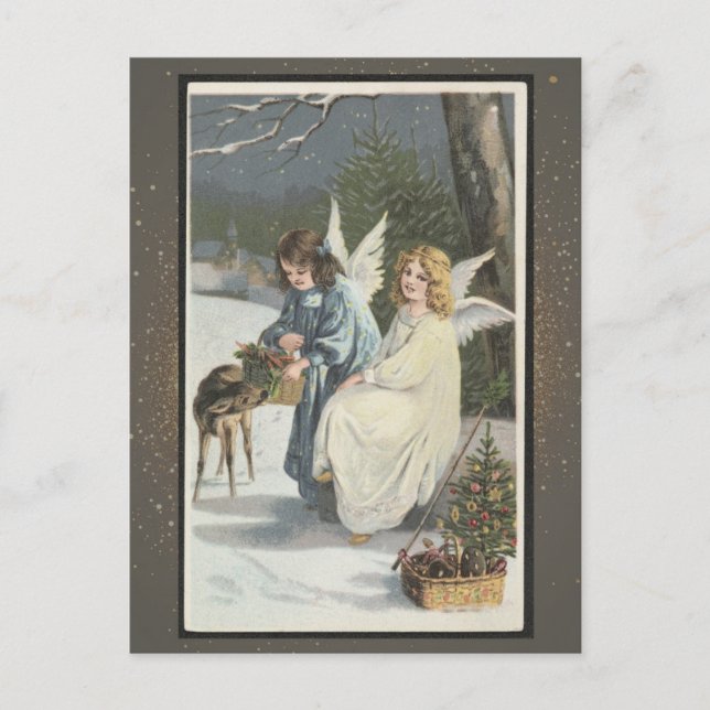 Postale Carte de Noël religieuse vintage (Devant)