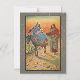 Postale Carte de Noël religieuse vintage